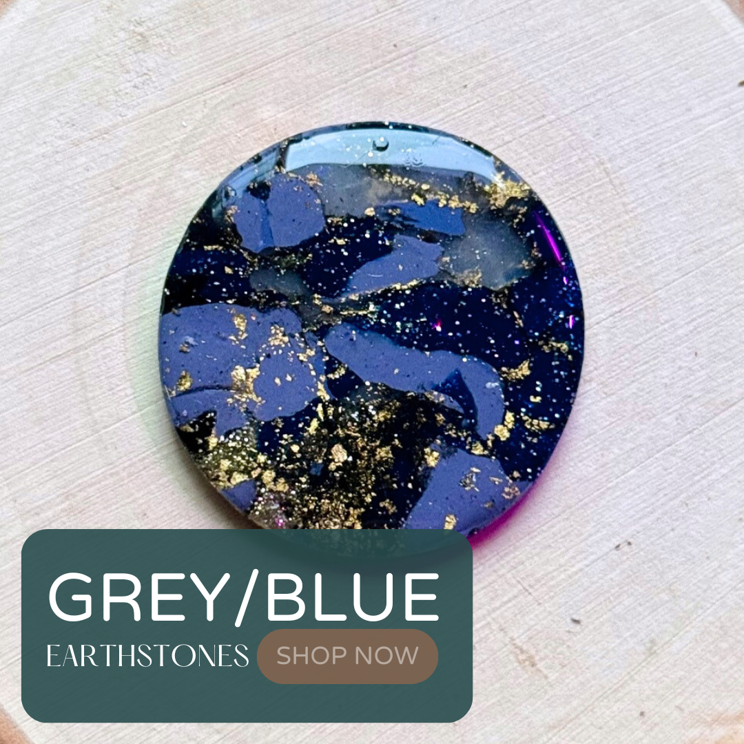 Shop Grey Blue Holiday Earthstones