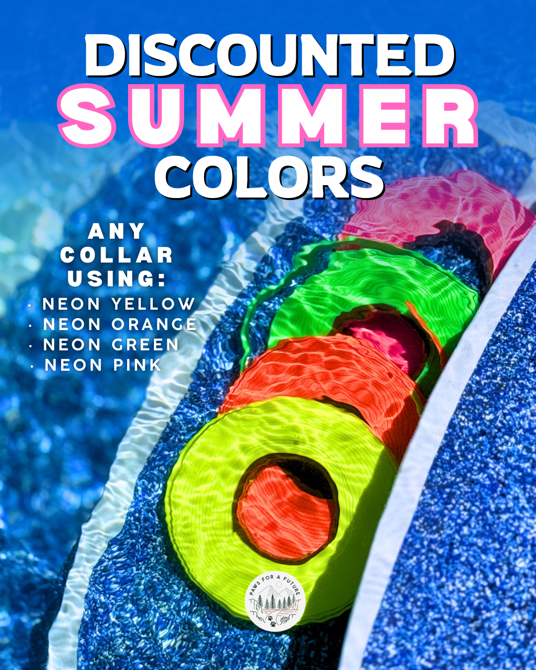 Neon Summer Fi GPS Compatible BIO Collar
