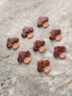 Mauve Pink Mushroom Earthstones