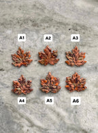 Orange Leaf Earthstones