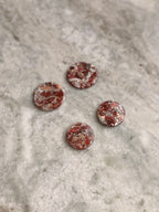 Silver & Burgundy Fall Earthstones