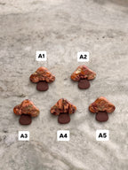 Orange Mushroom Earthstones