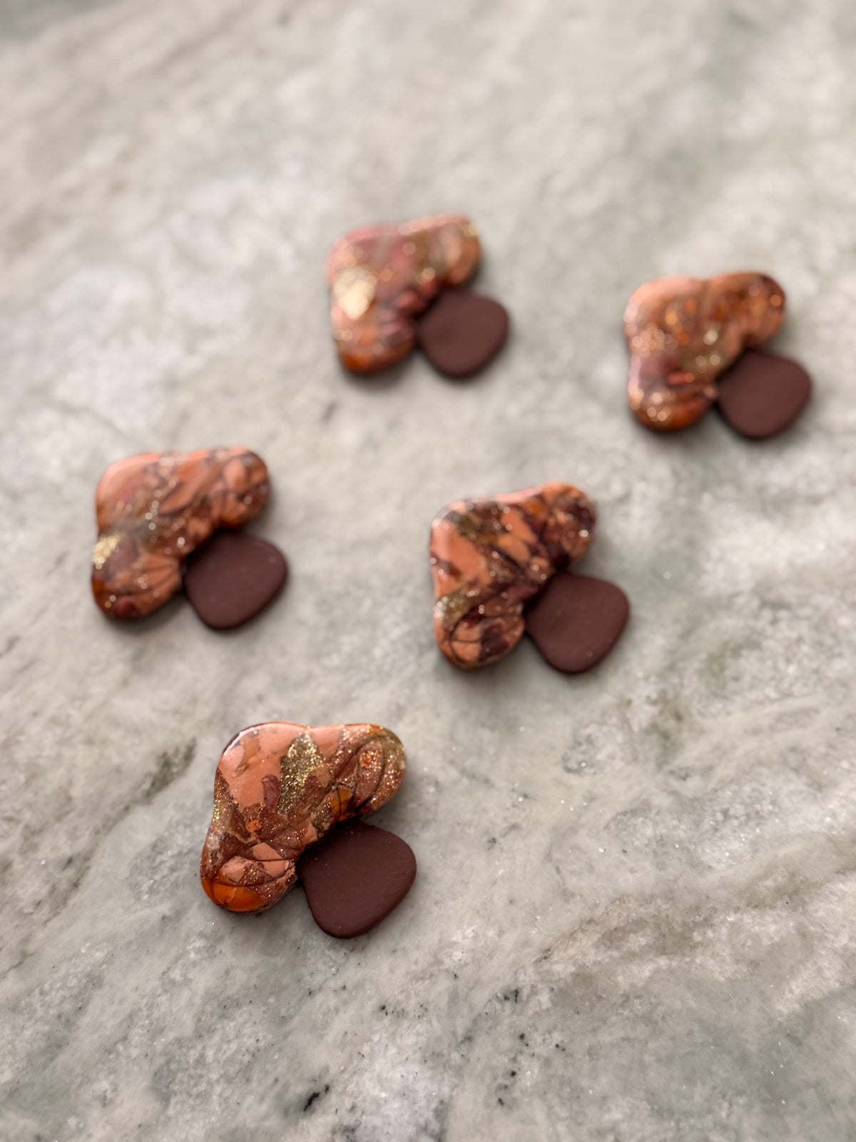 Orange Mushroom Earthstones