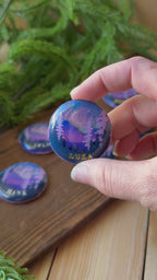 Purple Skies Northern Lights Tag